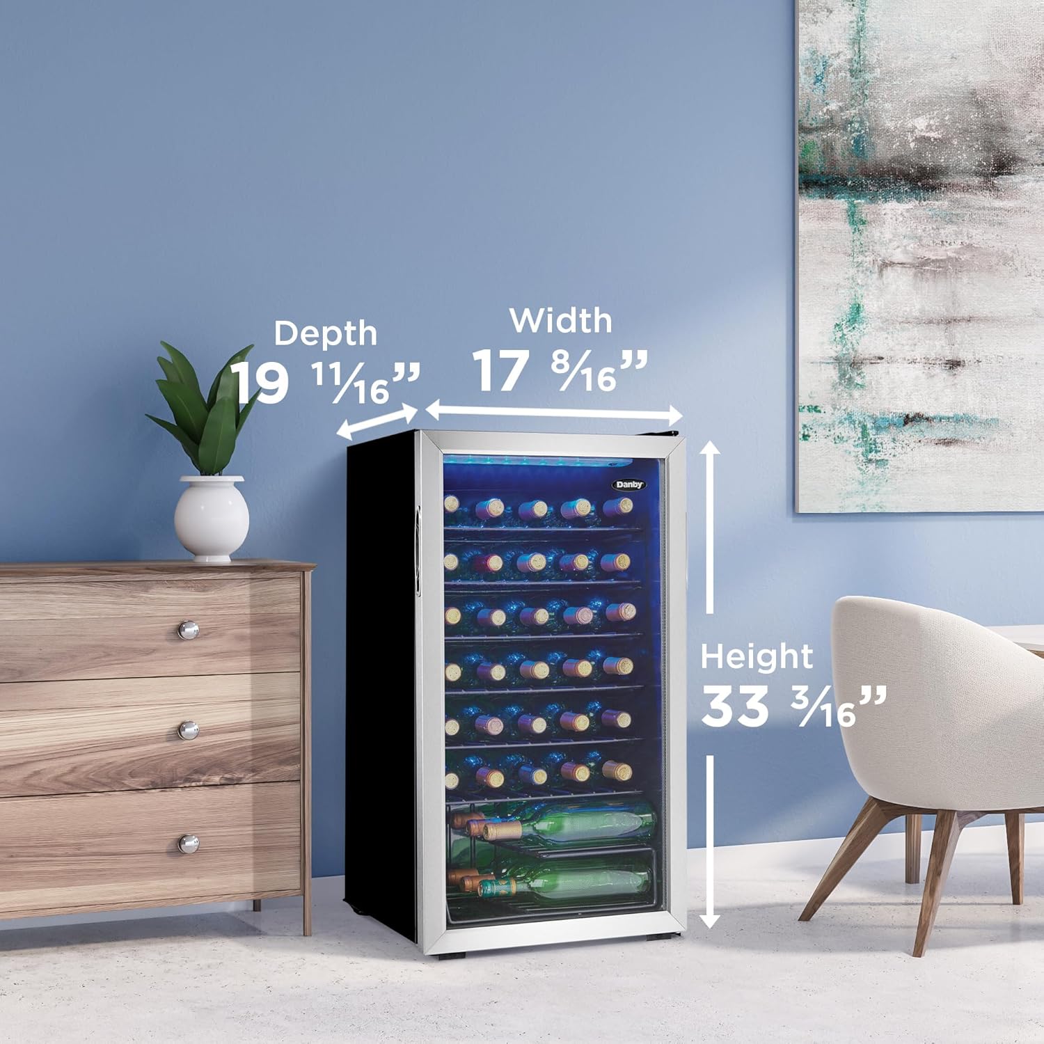 Danby Free-Standing Cooler DWC036A1BSSDB-6-1 Each