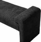 Severin Upholstered Bench-Black