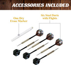 Barrington Official Size Dartboard Multiple Styles Pre-Assembled Pub Style Wood Dartboard Collection