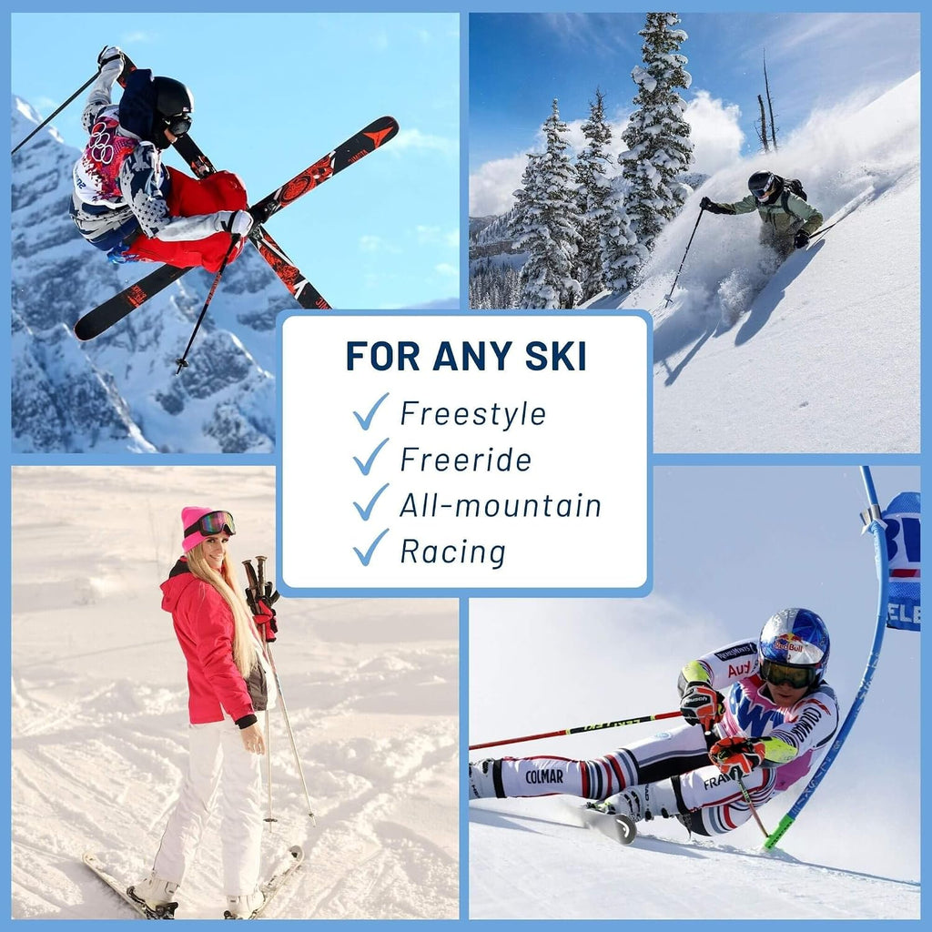 Hang 11 Ski Wall Mount - Ski Hangers for Wall, Display Mount, Minimalist Hardwood Hangers, Decorative Holders to Hang, Vertical Storage Rack for Garage, Showcase your Favorite Pastime