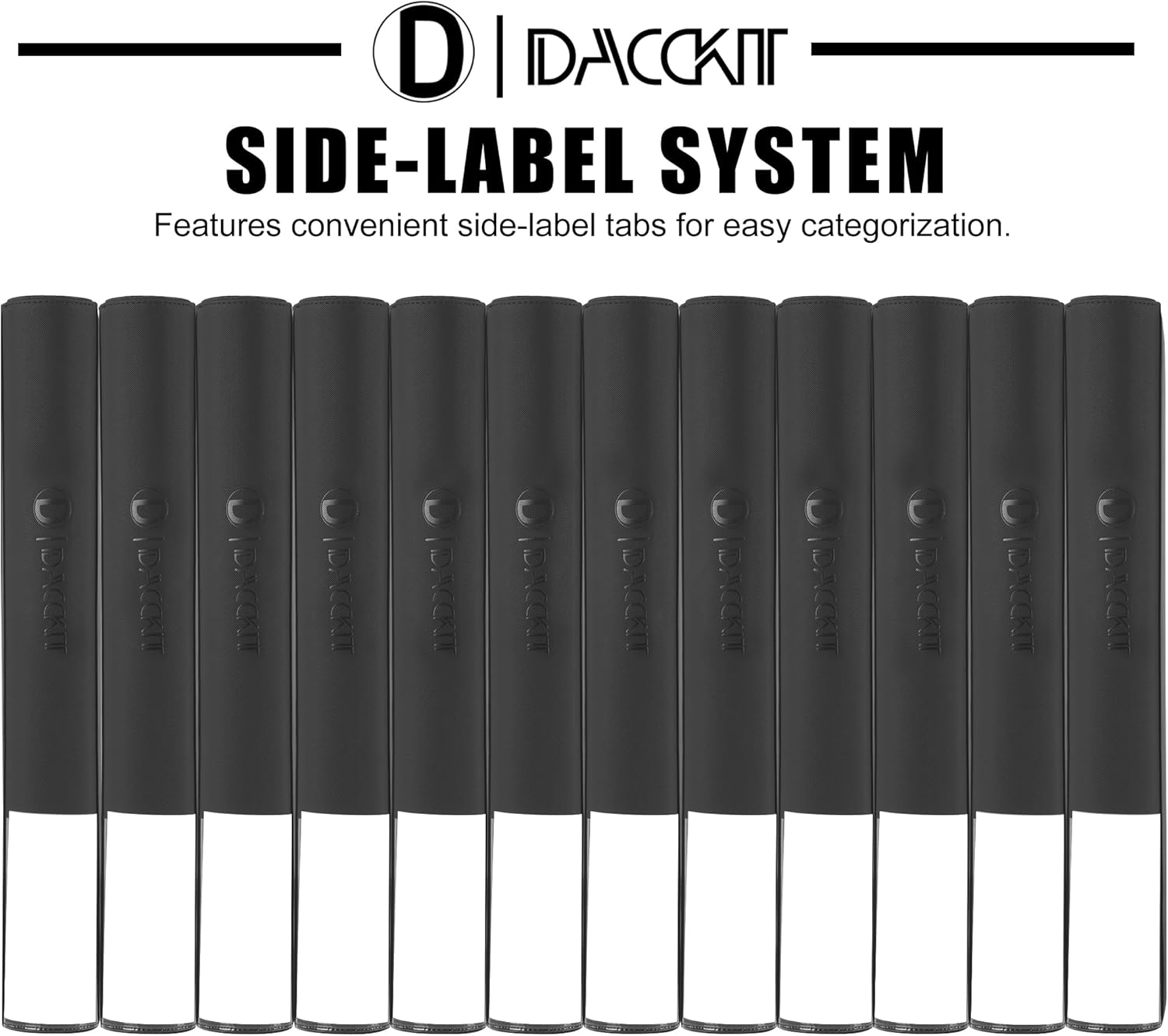 D DACCKIT Binder for Jumbo Card Sleeves and Top Loader，Fits 160 Cards - Premium 4 Pocket Large Card Binder Compatible with 6X9" Top Loaders（Model J4P160，Classic Black）
