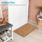 PLUS Haven Jute Doormat - Size: 17.5-Inches x 30-Inches - Pile Height: 1-Inch - Doormat Outdoor Entrance, Front Porch Door Mat, Easy to Clean Entry Mat, Outdoor and Indoor Uses, Home Decor