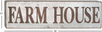 Deco 79 64335 Wall Sign, Bronze/White