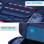 Fintie Carrying Case for Hori Nintendo Switch Split Pad Pro Controller - [Shockproof] Protective Cover Travel Bag w/30 Game Card Slots, Compatible with Nintendo Switch OLED Model
