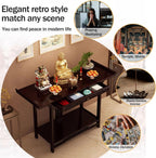 Altar Table,Meditation Table with Storage,Floor Puja Tables for Spiritual,Alter Cabinet with Drawer,Personal Shrine Altar,Buddhist Shrine Prayer Stand Riser,for Home Decor,Witch Wiccan(25.9x15.7x39.3i