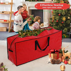 Artificial Large Christmas Tree Storage Case Bags With Handles,Fits Up To 7 Ft Artificial Trees Zippered Bag Protects Against Dust, Insects And Moisture