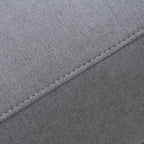Nurture& Gliding Ottoman - Premium Ottoman Footrest for Nursery or Living Room, Features Premium, Stain-Resistant Performance Fabric in a Sleek, Smooth Glide Design. (Gray)
