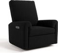 Storkcraft Sorrento Deluxe Power Recliner Swivel Glider – Premium Electronic Nursery Rocking Chair, Oeko-TEX 100 Certified, Includes Dual-USB Charging Port with USB-A & USB-C (Black Boucle)