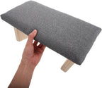 Foldable Wooden Stool with Cloth Cushion, Portable and Stable Zen Sitting Bench and Zen Practices, Lightweight Prayer Chair for Comfortable Posture