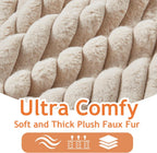 Giant Bean Bag Chairs for Adults Teens with Filling Large Fluffy Bean Bag Chair with Armrests Plush Comfy BeanBag Couch Sofa Chair for Bedroom Living Room Reading