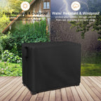 Outdoor Storage Cabinet Cover, 47" x 25.6" x 37.8",Waterproof& Dustproof Cover for Rubber maid Decorative Outside Organization, Protective Covers for Patio Storage Shed