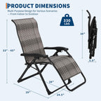 Rattan Chaise Lounge Chair with Widened Armrest Heavy Duty Wicker Adjustable Foldable Outdoor Patio Beach Camping Recliner Chair for Poolside Garden Backyard Lawn