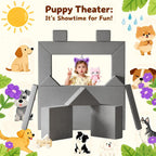 TOLEAD 11PCs Play Couch Sofa for Kids Imaginative Furniture Play Set for Creative Kids,Toddler to Teen Bedroom Furniture,Girls and Boys Playroom Sofa (Grey, 11PCs Play Couch)