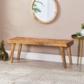 Christopher Knight Home Fircrest Wooden Rectangular Dining Bench, Kitchen Extra Seat, Entryway Bench for Home Hall Living Room, Natural