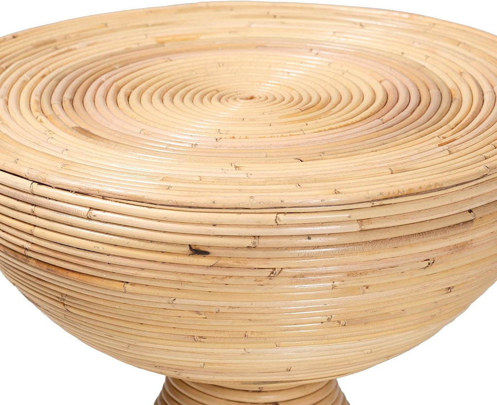 Bali & pari Brookwood Natural Rattan End Table