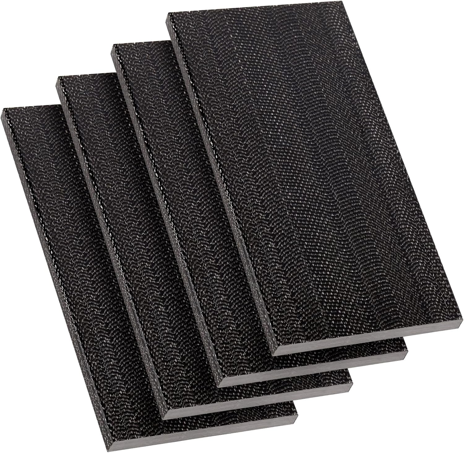 Anwenk 4Pack Patio Chair Replacement Parts Fiberglass Spring Plates Rocking Chair Repair Kit for Universal Swivel Rocker Chair Garden Lawn Furniture,5" L x 2.5" W x0.3 H