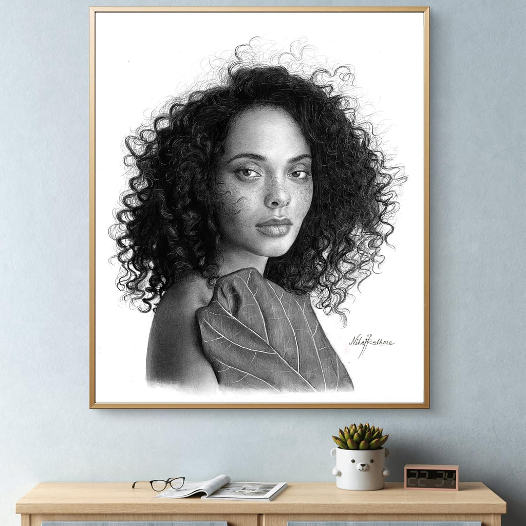 Custom Hand-Drawn Pencil Portrait from Photo | Personalized Sketch Art Gift | Realistic Black & White Drawing | Unique Wall Art