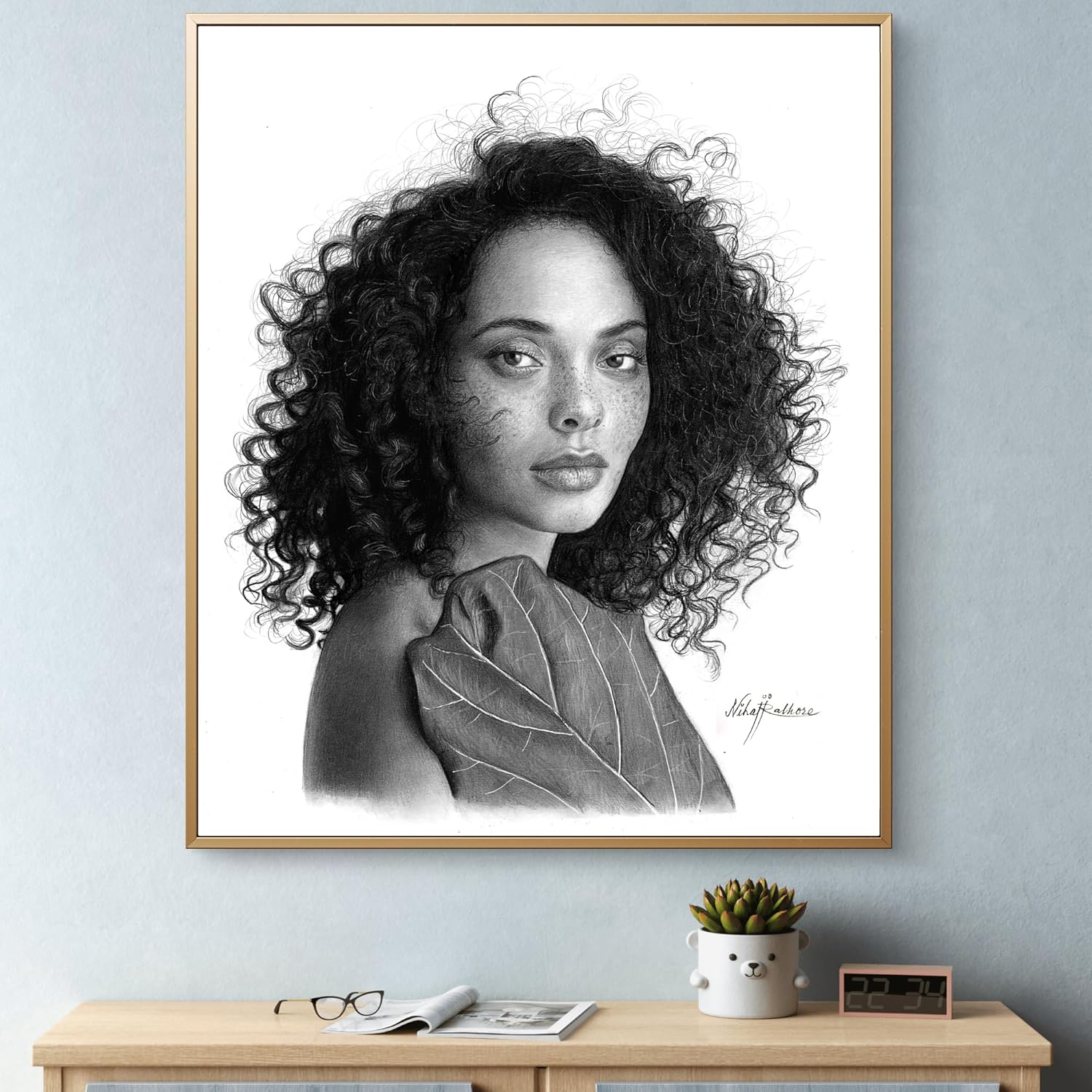 Custom Hand-Drawn Pencil Portrait from Photo | Personalized Sketch Art Gift | Realistic Black & White Drawing | Unique Wall Art