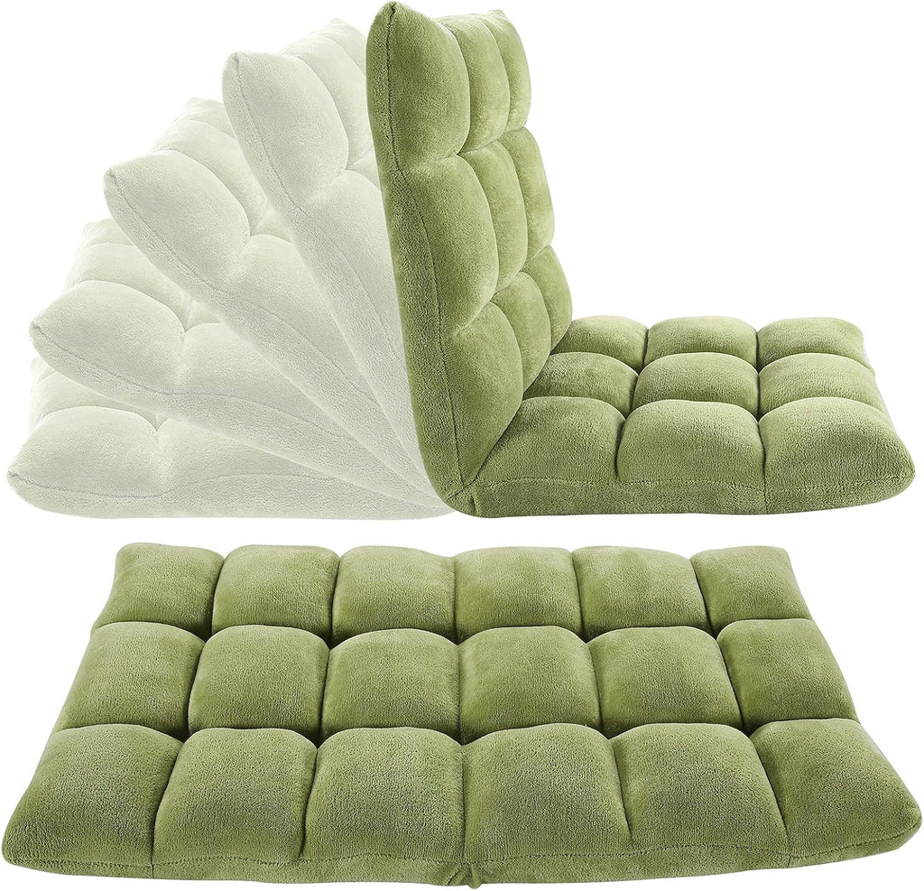 Velago Clam Folding Lazy Sofa, Lime Green