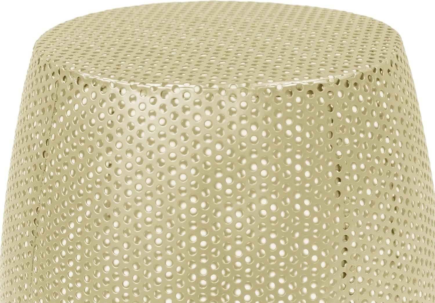 Round Metal Hollow Side Table