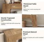 Epecoya Extra Long Sofa Console Table for Entryway, 78-Inch Large Farmhouse Wood Behind Couch Table, Modern Accent Entrance Table for Foyer Living Room Hallway Home, Natural Oak Brown