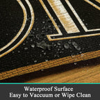 Pauwer Laundry Room Rug Runner 20"x60" Waterproof Rubber Laundry Mat Non Slip Kitchen Mats for Floor Washable Floor Mat Runner Rug for Farmhouse Mudroom Washroom Bathroom Decor