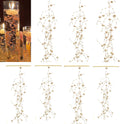 TeaSu 12pcs Pearl String, for Wedding Centerpiece, Vase Filler and Decor for Floating Candles (Champagne Gold)