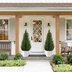 VIVATREES 3FT Artificial Topiary Cedar Trees, UV-Resistant Faux Evergreen Outdoor Plants, Artificial Pine Tree for Outdoor Front Porch Patio Entryway Decor, Set of 2