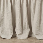 Lush Decor Ruched Ruffle Elastic Easy Wrap Around Bed Skirt Single Queen/King/Cal King Neutral - Queen Bed Skirt - Dust Ruffle - Tan Bedskirts