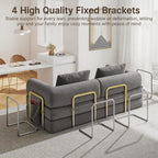 78" Convertible Sofa Bed, Corduroy Futon Couch with Storage Pocket, Boneless Pull Out Sleeper Sofa, Foldable Couch for Living Room Bedroom, No Assembly Space Saver, Gray