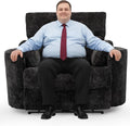 450lbs Oversized Power Recliner Chair, 52" Extra Wide Electric Chair for Big and Tall Adults, Chenille Fabric Single Sofa with USB & Type-C Ports, 2 Pillows, Cloud Comfort for Living Room