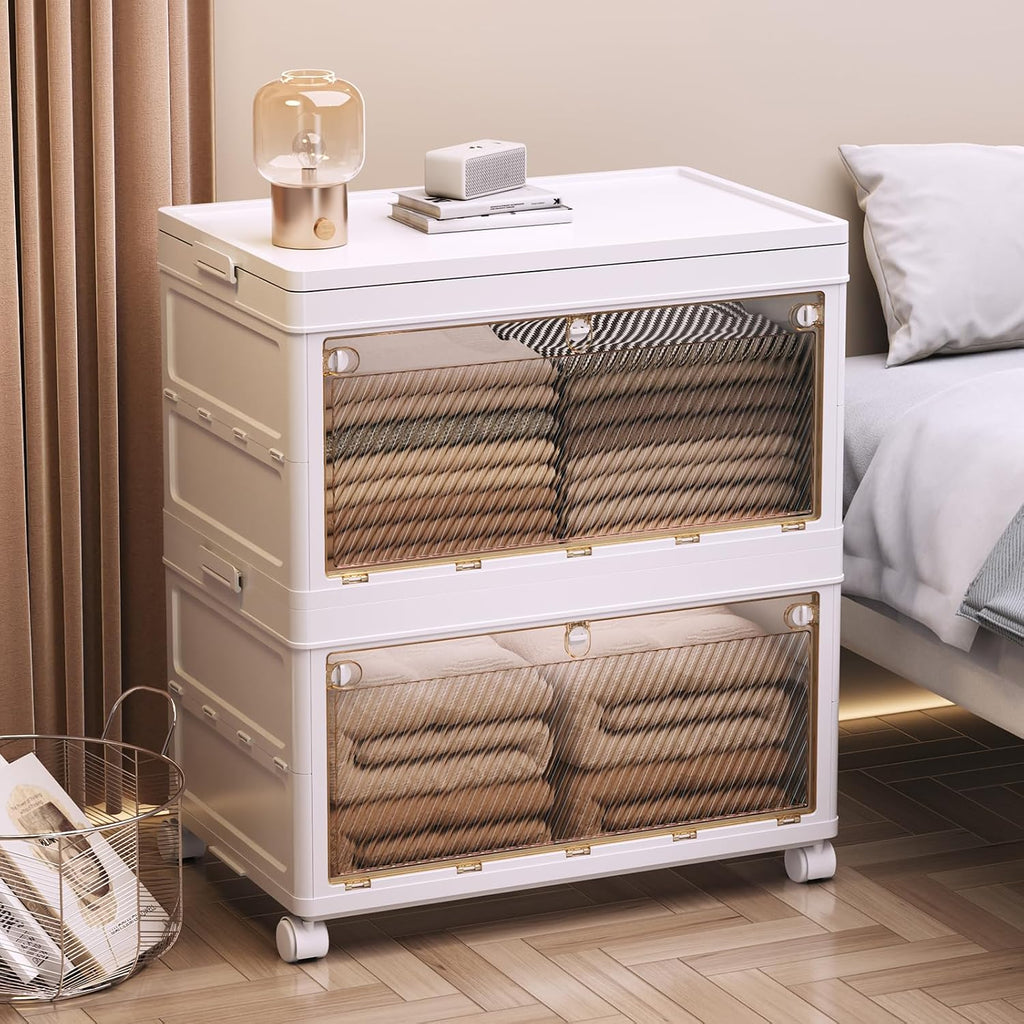 Closet Folding Wardrobe Armoire with Storage Cubes Efficient Clothes Organization Tool Bedroom Supplies Foldable Clothes Organizers