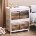 Closet Folding Wardrobe Armoire with Storage Cubes Efficient Clothes Organization Tool Bedroom Supplies Foldable Clothes Organizers