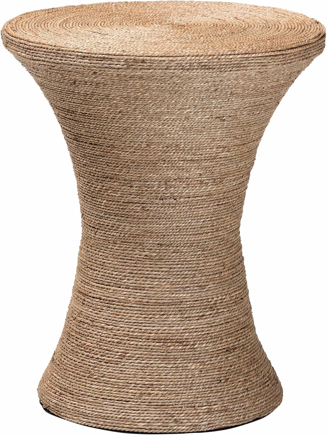 bali & pari Cady Japandi Natural Seagrass Side Table
