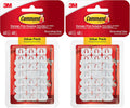 Command Decorating Clips, 40 Clips and 48 Strips, Damage-Free Hanging Light Clips with Adhesive Strips, No Tools Small Wall Clip for Hanging Lights and Cables (Pack of 2)