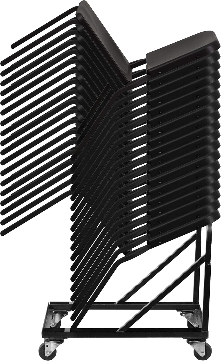 Flash Furniture Frank 2 Pk. Band/Music Stack Chair Dolly