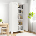 71" Pantry Cabinet, Kitchen Pantry Storage Cabinets with Adjustable Shelves,Metal Hutch for Kitchen, Dining Room, Living Room and Bathroom