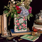 Steel Mill & Co Original Large Book-Shaped Decorative Vase, Ceramic Vases for Home Decor, Cute Bookshelf Decor, Unique Vase for Book Lovers (The Secret Garden - Collector's Edition)
