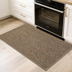BEQHAUSE 2x3 Entryway Rug Indoor Door Mat Non-Slip Washable, Hallway Rugs Absorbent & Stain Resistant Hall Carpet Runner Rugs for Entryway, Front Door Floor Mats Laundry Room Rugs for Entry, Taupe