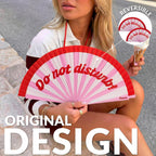 Fisura – Original Reversible Folding Fan.Wooden Handheld Fan for Women. Accessory.