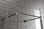 Kingston Brass VPB33226 Edwardian Brass Console Sink Legs, Polished Nickel