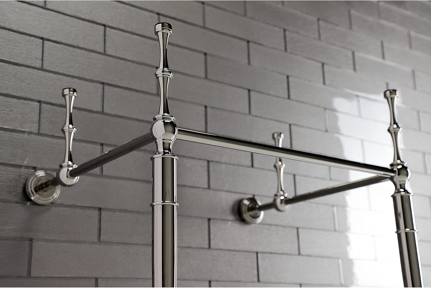 Kingston Brass VPB33226 Edwardian Brass Console Sink Legs, Polished Nickel