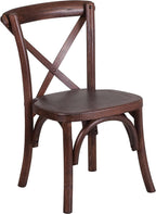 Flash Furniture HERCULES Series Kid's Mahogany Cross Back Chair