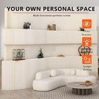 Paper Room Divider Folding Privacy Office Partition for Home & Portable Decorative Wall Divider for Dorm, Studio, Exhibition, Store or Room