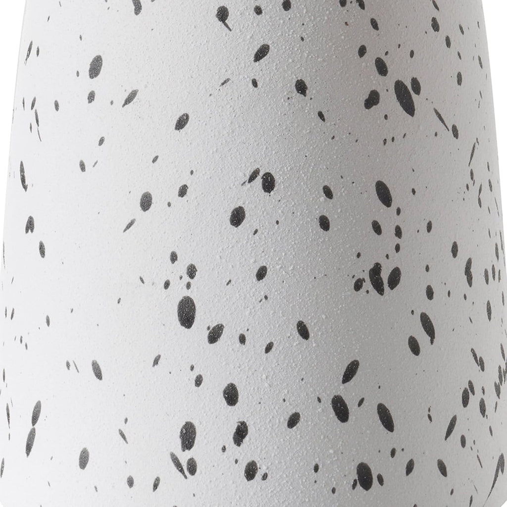 VCNY Home 6-Inch Speckled Matte Ceramic Decorative Vase, 2-Pack, Ivory