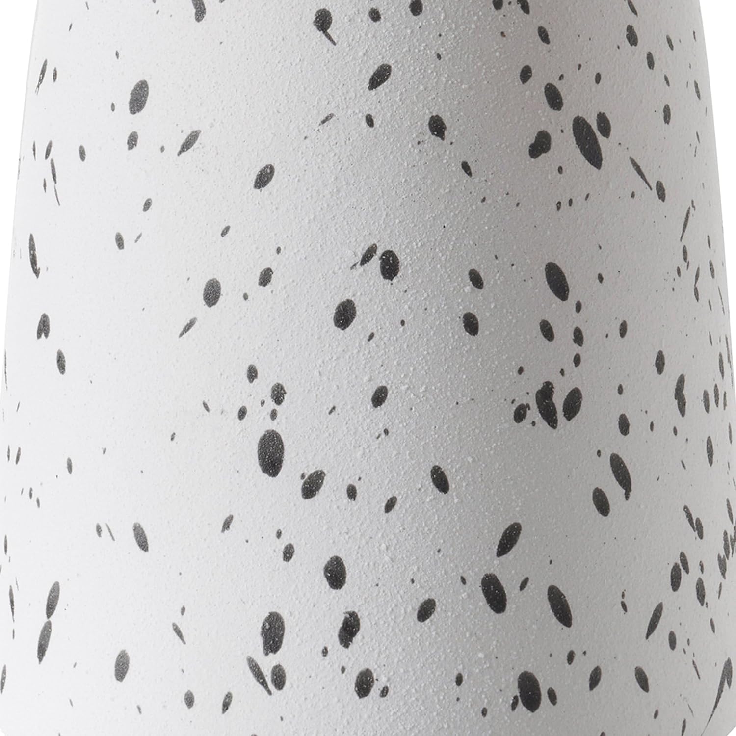 VCNY Home 6-Inch Speckled Matte Ceramic Decorative Vase, 2-Pack, Ivory