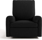 Storkcraft Sorrento Deluxe Power Recliner Swivel Glider – Premium Electronic Nursery Rocking Chair, Oeko-TEX 100 Certified, Includes Dual-USB Charging Port with USB-A & USB-C (Black Boucle)
