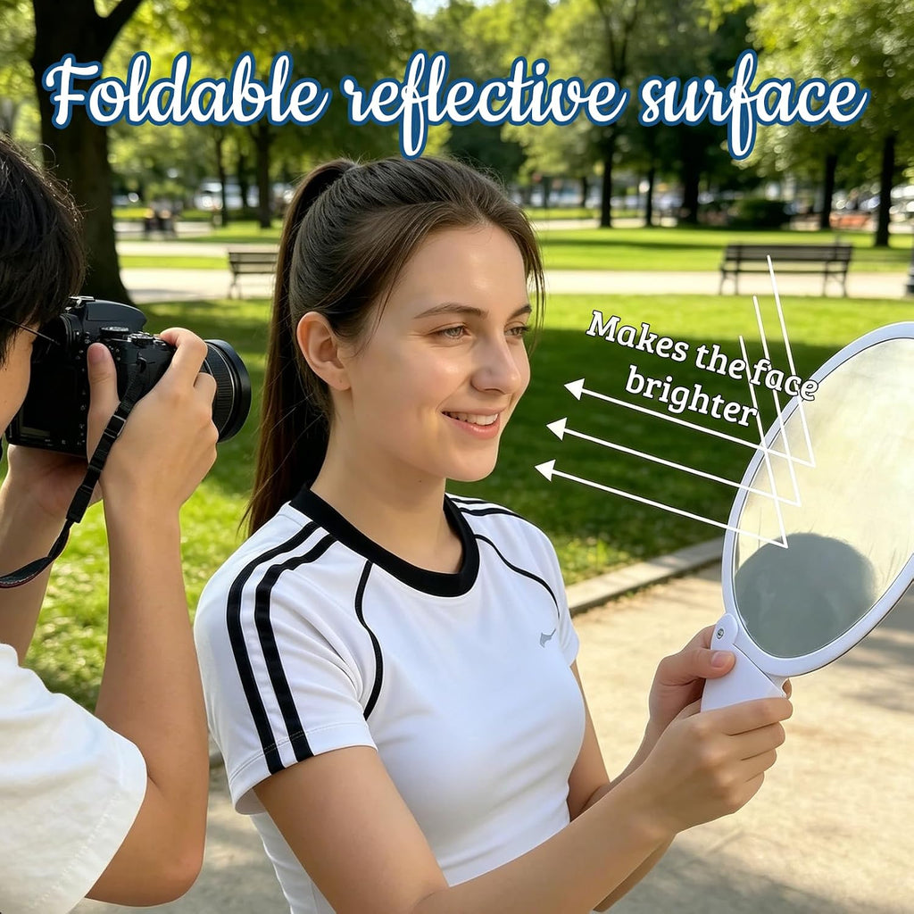 HJX 100Pcs Custom Folding Fans with Logo Text, Personalized Foldable Flying Disc Fans Bulk for Trade Shows Party Wedding Favors Advertising Summer Events Company Promotional Items(100)