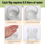 Mr. Pen- Clear Beads for Vases, 20000 pcs, Non Toxic | Transparent Vase Filler, Christmas Decoration, Wedding Centerpiece, Floating Candles, Floral Decoration