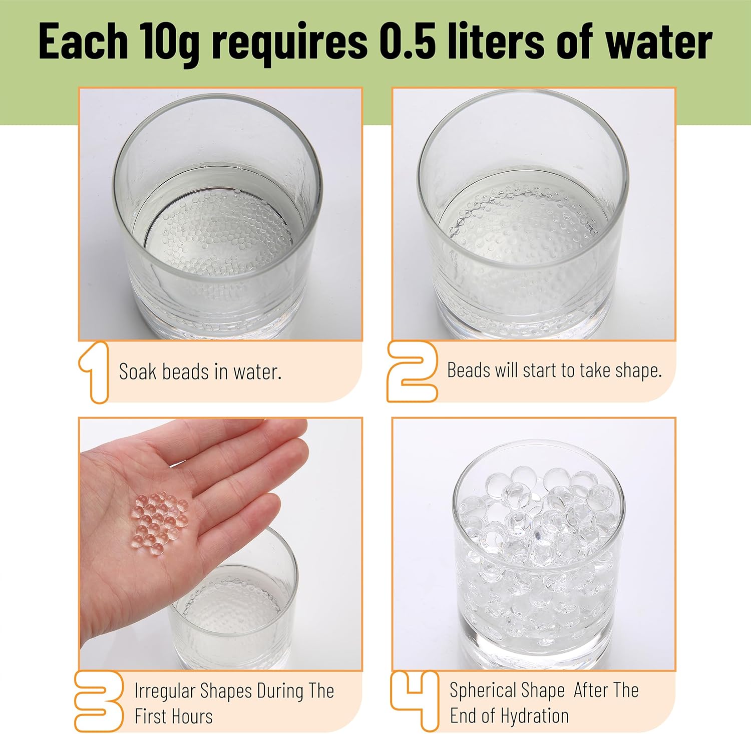 Mr. Pen- Clear Beads for Vases, 20000 pcs, Non Toxic | Transparent Vase Filler, Christmas Decoration, Wedding Centerpiece, Floating Candles, Floral Decoration